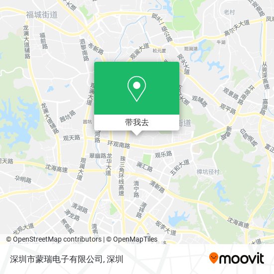 深圳市蒙瑞电子有限公司地图