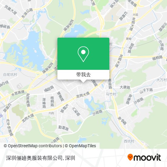 深圳俪廸奥服裝有限公司地图
