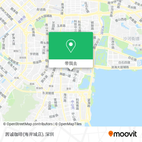 茜诚咖啡(海岸城店)地图