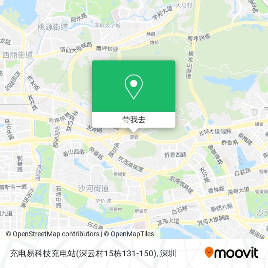 充电易科技充电站(深云村15栋131-150)地图