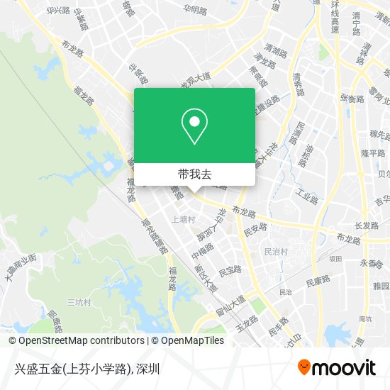 兴盛五金(上芬小学路)地图