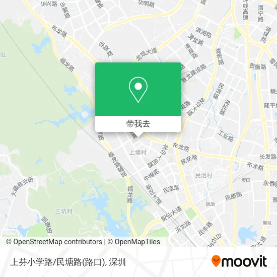 上芬小学路/民塘路(路口)地图