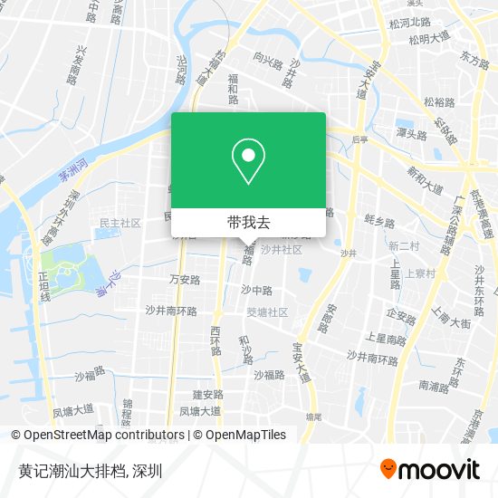 黄记潮汕大排档地图