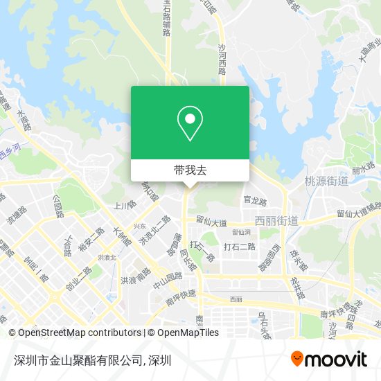 深圳市金山聚酯有限公司地图
