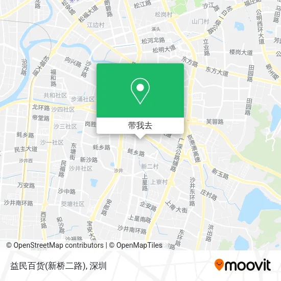 益民百货(新桥二路)地图
