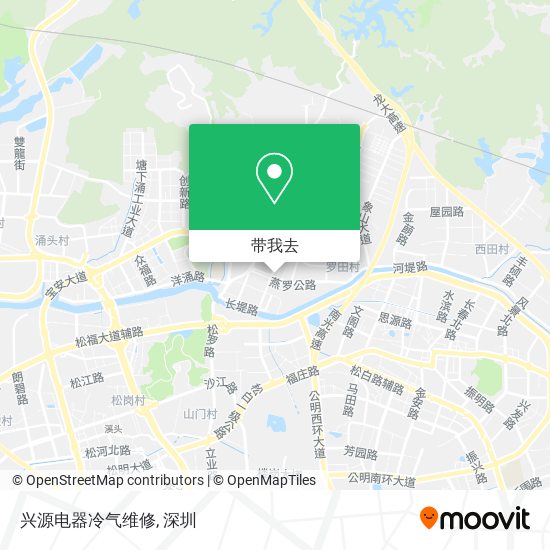 兴源电器冷气维修地图