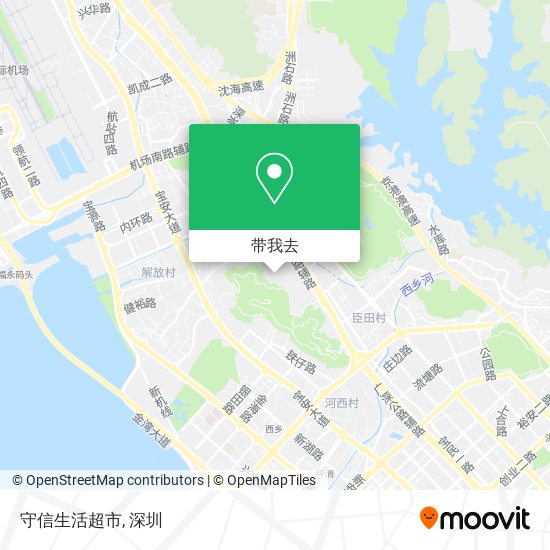 守信生活超市地图