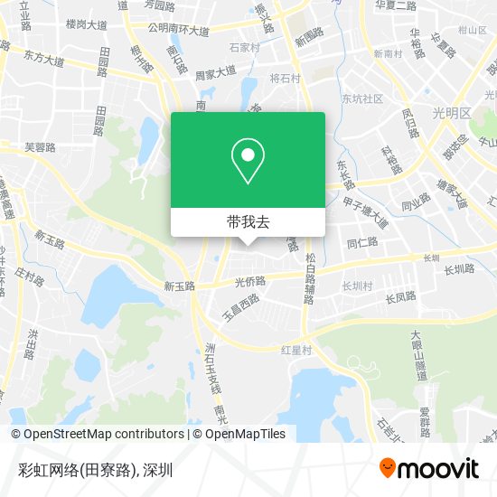 彩虹网络(田寮路)地图