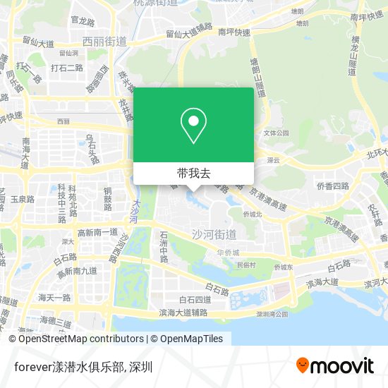 forever漾潜水俱乐部地图