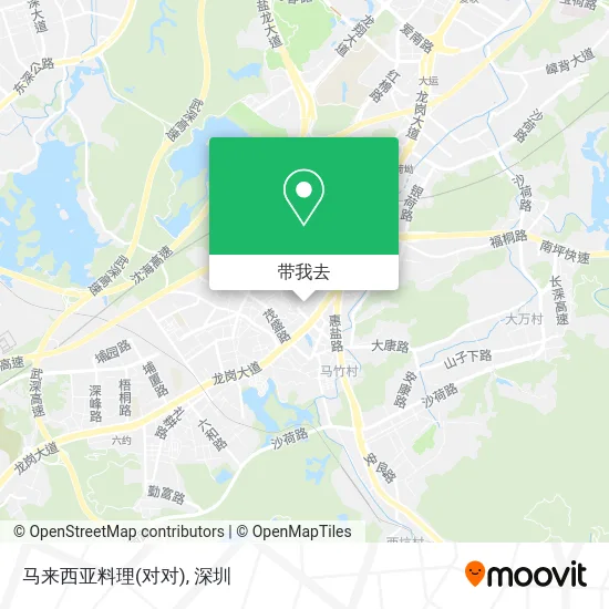 马来西亚料理(对对)地图