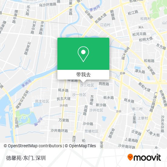 德馨苑-东门地图