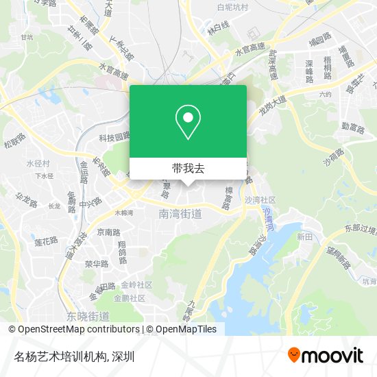 名杨艺术培训机构地图