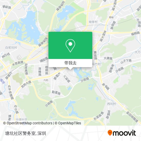 塘坑社区警务室地图
