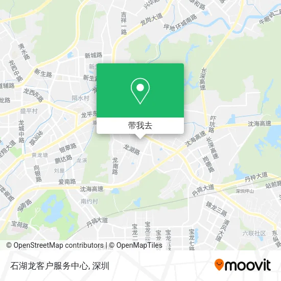 石湖龙客户服务中心地图