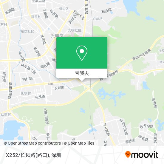 X252/长凤路(路口)地图