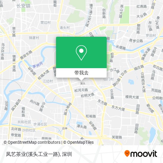 凤艺茶业(溪头工业一路)地图