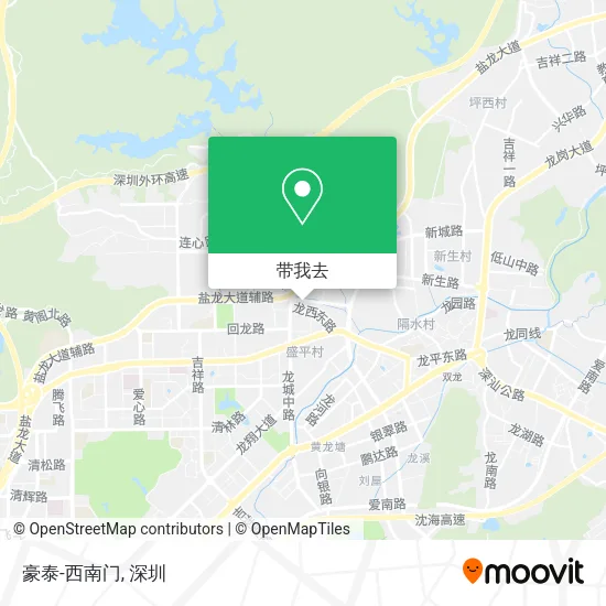 豪泰-西南门地图