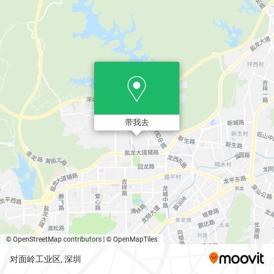 对面岭工业区地图