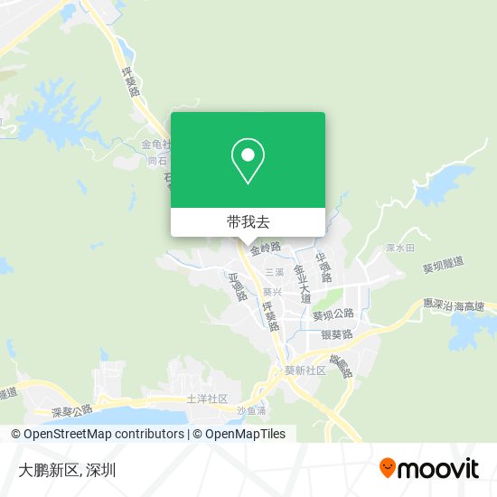 大鹏新区地图
