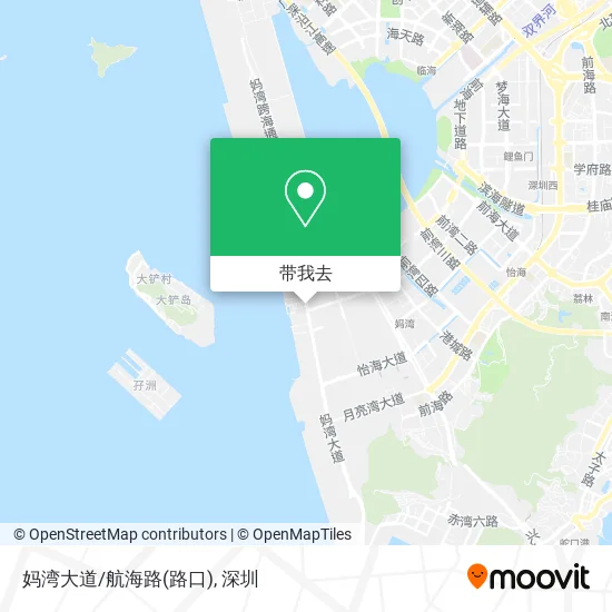 妈湾大道/航海路(路口)地图