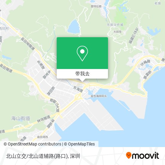 北山立交/北山道辅路(路口)地图