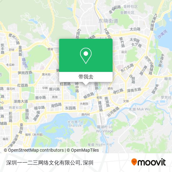 深圳一一二三网络文化有限公司地图