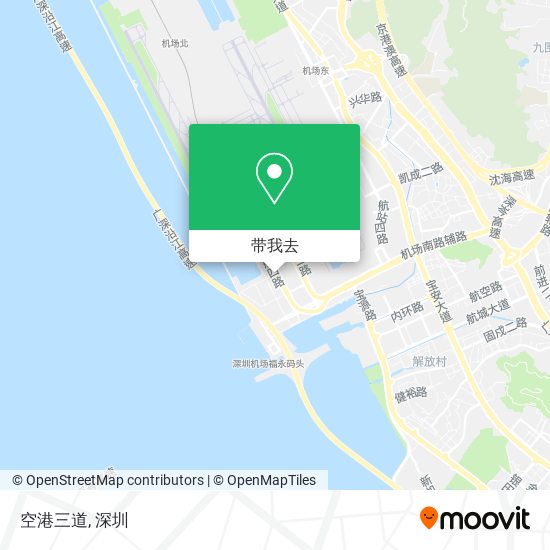 空港三道地图