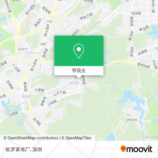 欧罗家俬厂地图