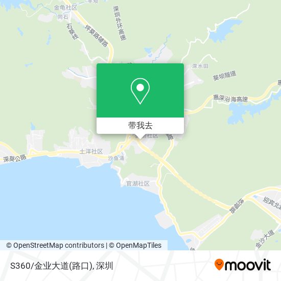 S360/金业大道(路口)地图