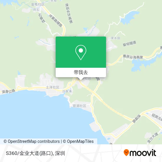 S360/金业大道(路口)地图