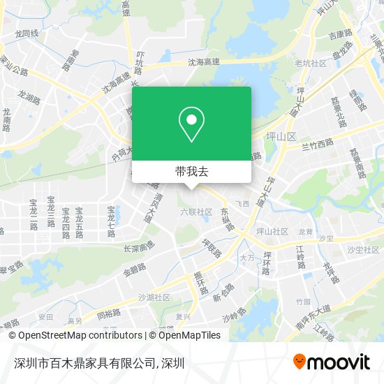 深圳市百木鼎家具有限公司地图