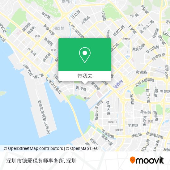 深圳市德爱税务师事务所地图