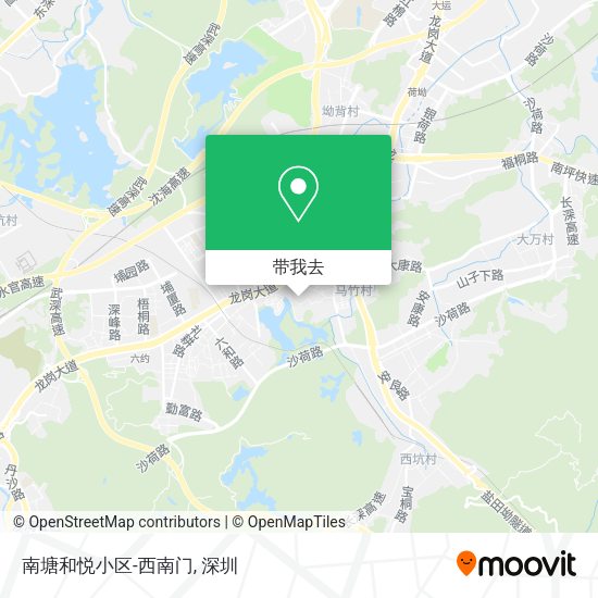 南塘和悦小区-西南门地图