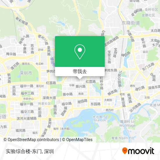 实验综合楼-东门地图