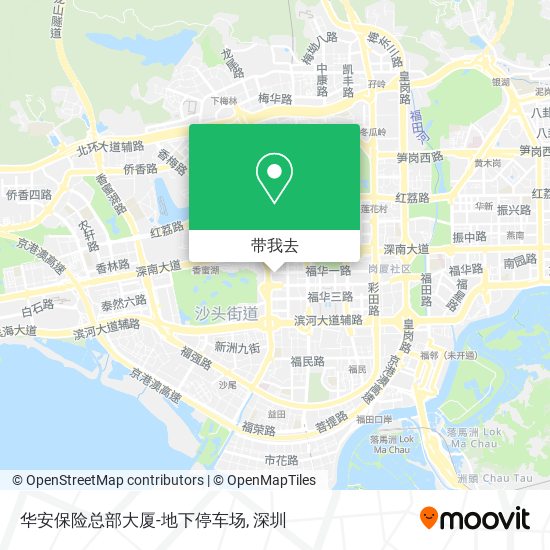 华安保险总部大厦-地下停车场地图