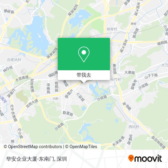 华安企业大厦-东南门地图