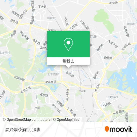 展兴烟茶酒行地图