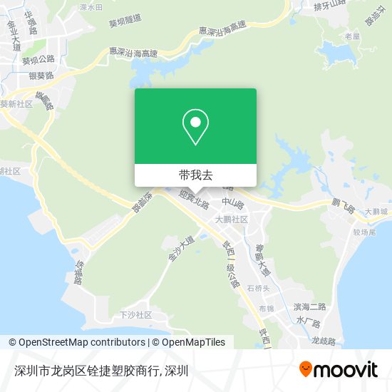 深圳市龙岗区铨捷塑胶商行地图