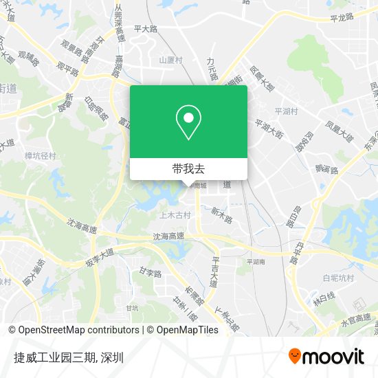捷威工业园三期地图