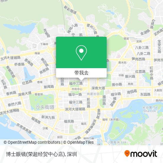 博士眼镜(荣超经贸中心店)地图