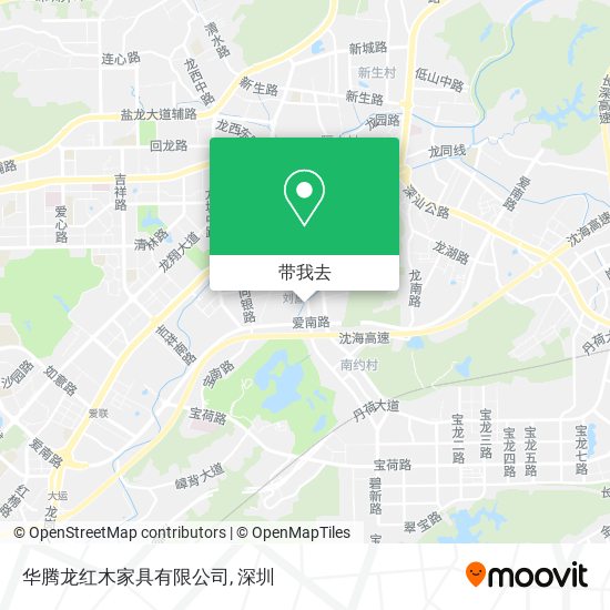 华腾龙红木家具有限公司地图