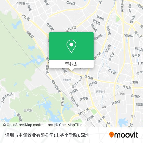 深圳市中塑管业有限公司(上芬小学路)地图