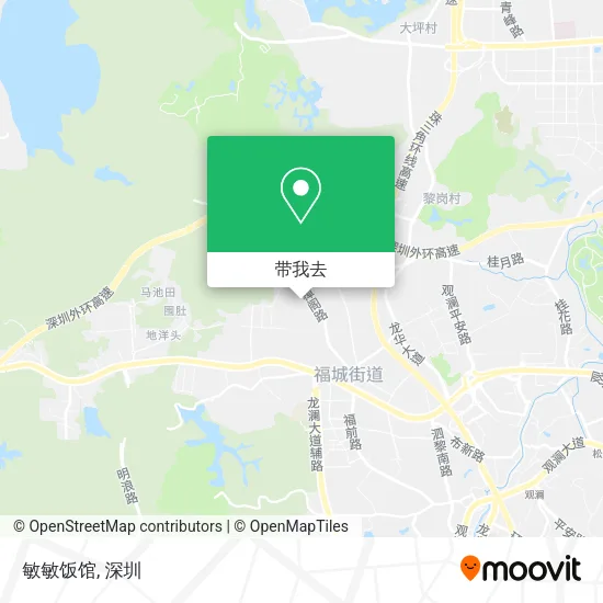 敏敏饭馆地图