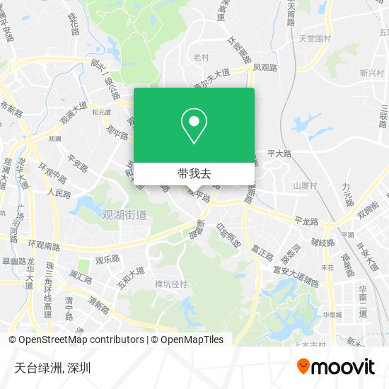 天台绿洲地图