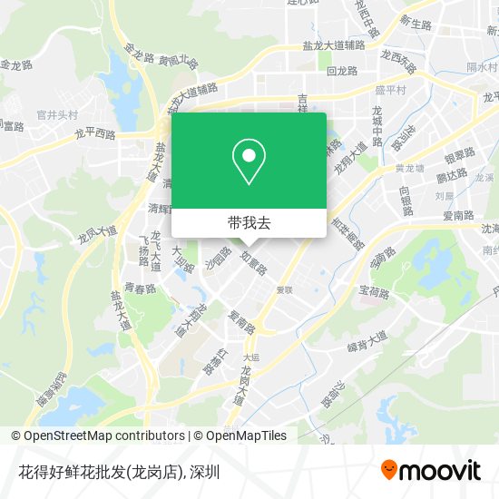 花得好鲜花批发(龙岗店)地图