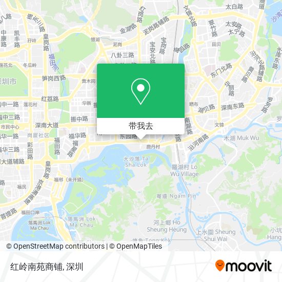 红岭南苑商铺地图