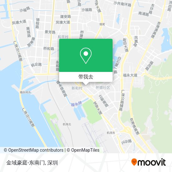 金域豪庭-东南门地图