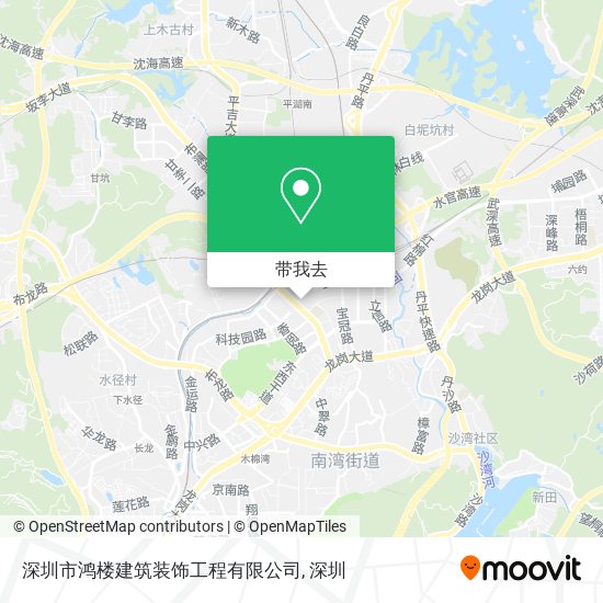 深圳市鸿楼建筑装饰工程有限公司地图