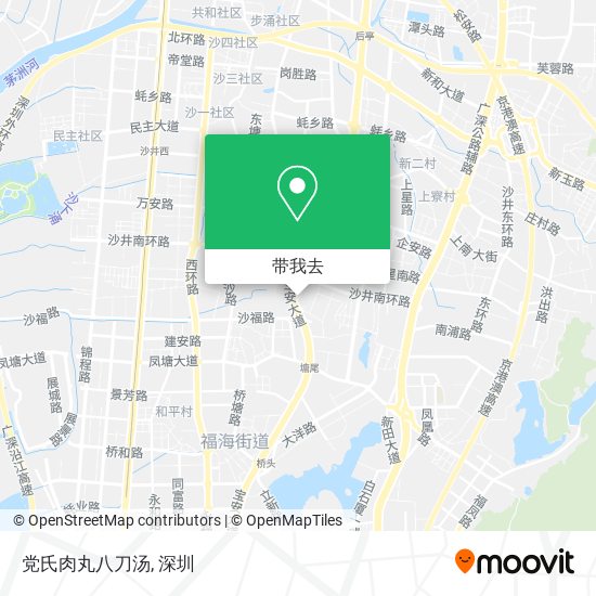 党氏肉丸八刀汤地图