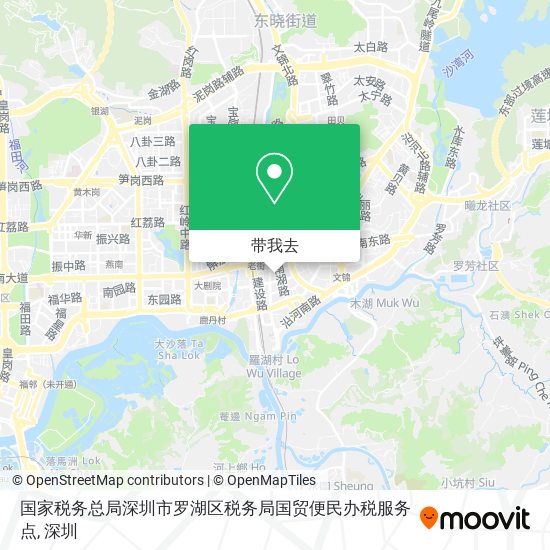 国家税务总局深圳市罗湖区税务局国贸便民办税服务点地图